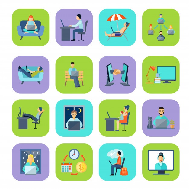 626x626 Freelance Icon Flat Vector Free Download