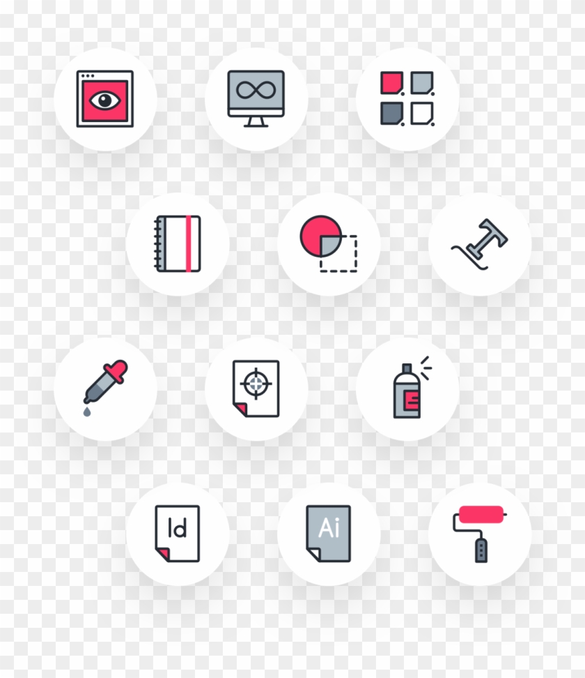 840x972 Graphic Design Freelance Icon Pack