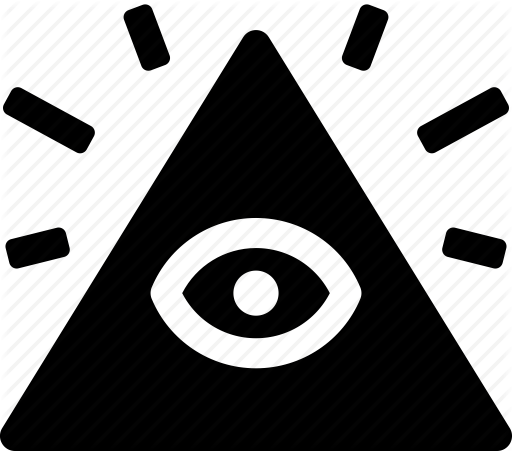 512x451 Eye, Eye Of Providence, Freemason, Illuminati, Pyramid, Triangle Icon
