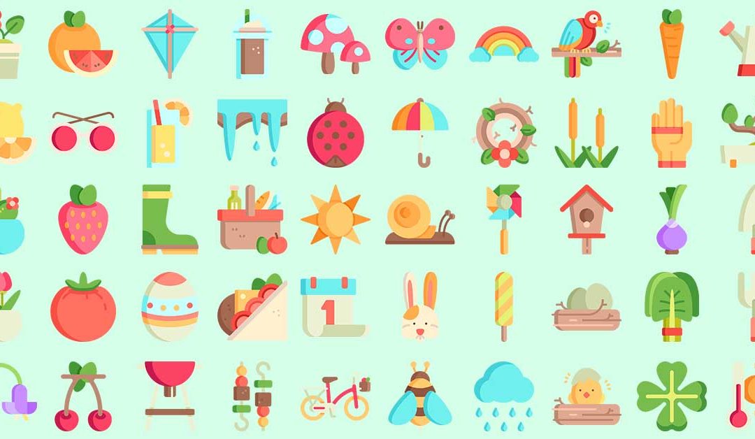 1080x628 Freepik Company And Flaticon Give You Spring Icons For Free