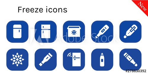 500x250 Freeze Icon Set