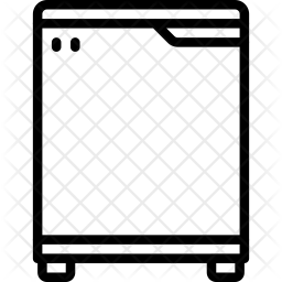 256x256 Freezer Icon Of Line Style