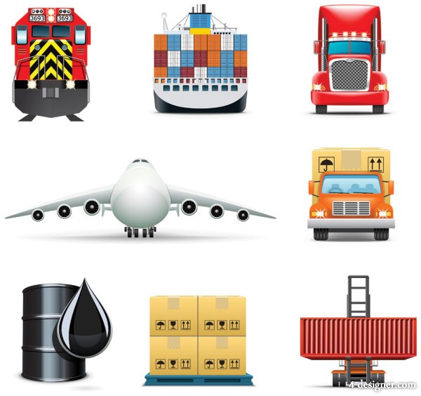 600x564 Designer Delicate Freight Icon Vector Material Vector Material