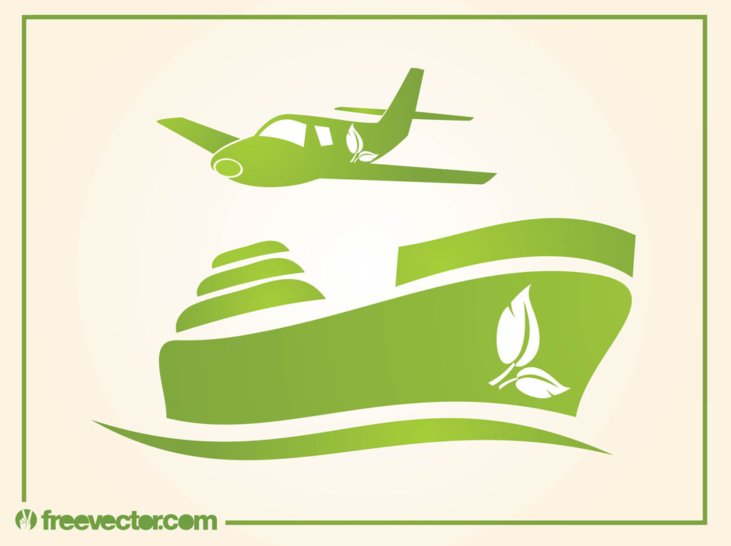 1024x765 Eco Freight Icons Vector Art Graphics