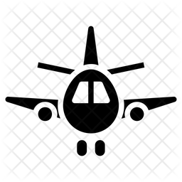256x256 Air Freight Icon Of Glyph Style