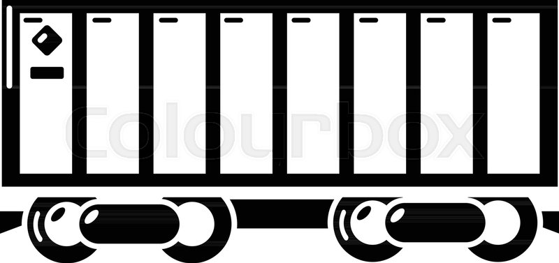 800x377 Freight Tran Simple Stock Vector Colourbox