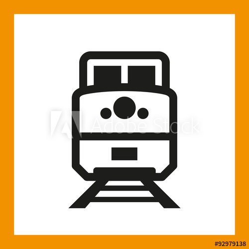 500x500 Omni Icon Series Freight Tran, Railway Shipping Editable
