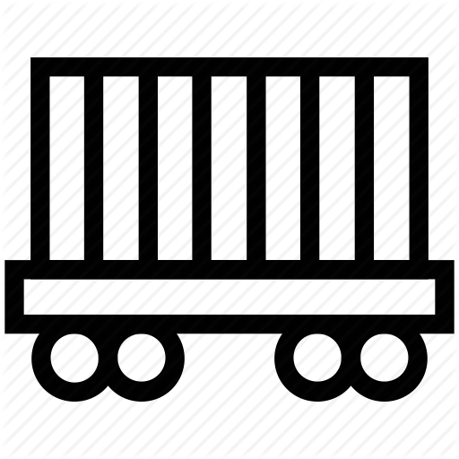 512x512 Cargo Container, Cargo Train, Container, Delivering, Freight Train