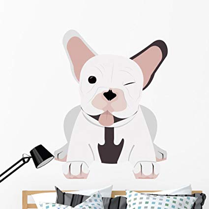 Wallmonkeys Flat Design French Bulldog Icon 425x425 Wallmonkeys Flat Design French Bulldog Icon