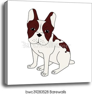 French Bulldog Icon, Canvas Print Barewalls Posters Prints 382x390 French Bulldog Icon, Canvas Print Barewalls Posters Prints