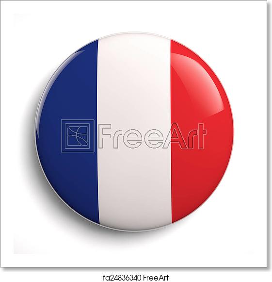 561x581 Free Art Print Of France Flag French Flag Icon On White Clipping