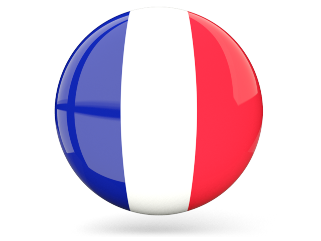 640x480 Glossy Round Icon Illustration Of Flag Of France
