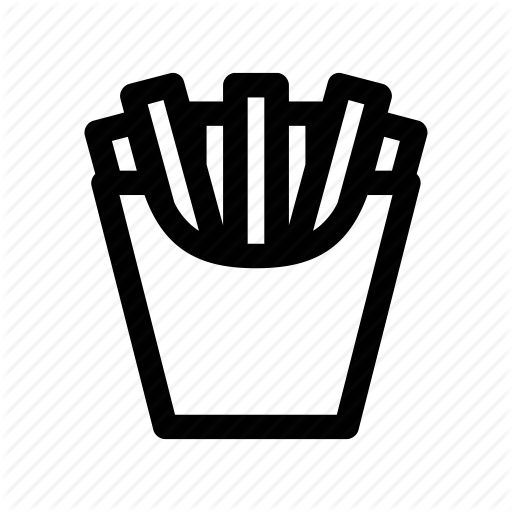 512x512 Burger, French, Fried, Fries, Potato Icon