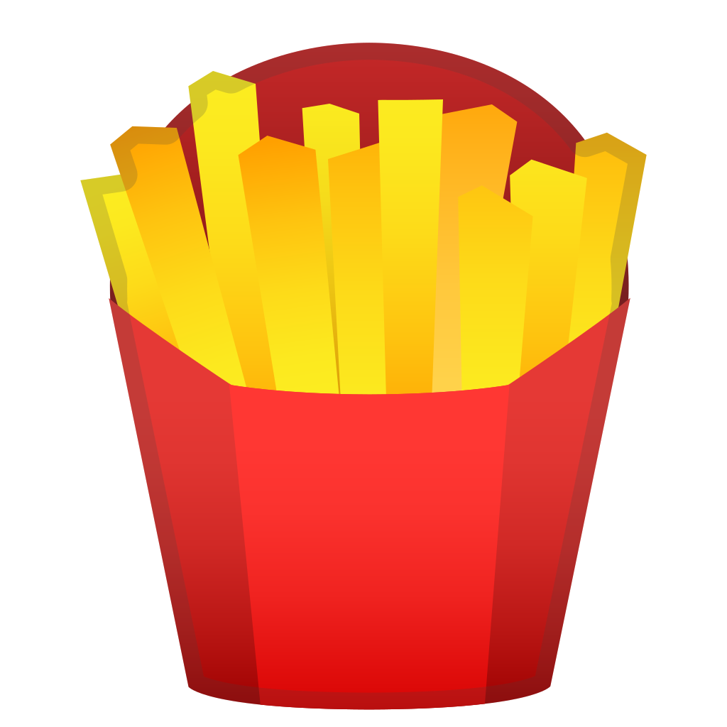 1024x1024 French Fries Icon Noto Emoji Food Drink Iconset Google