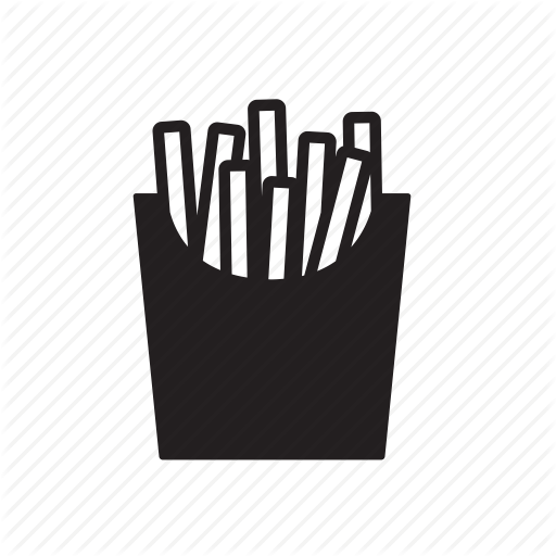 512x512 Chips, Deep Fried, Fast, Food, French, Fries, Potato, Snack, Time Icon