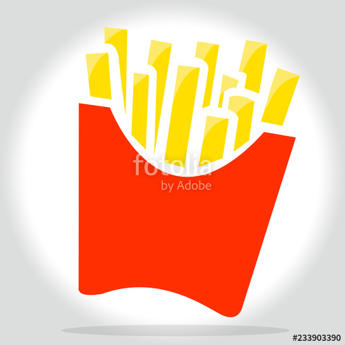 500x500 French Fries Icon Stock Photo And Royalty Free Images On Fotolia