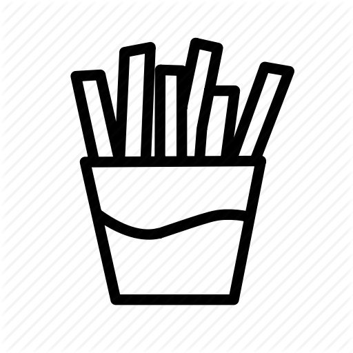512x512 Fast Food, Food, French Fries, Fries, Mcdonalds Icon