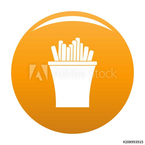 500x500 French Fries Icon Simple Illustration Of French Fries Vector Icon