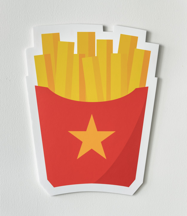 626x724 French Fries Junk Food Icon Photo Free Download