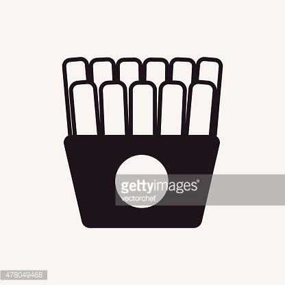 416x416 French Fries Icon Premium Clipart