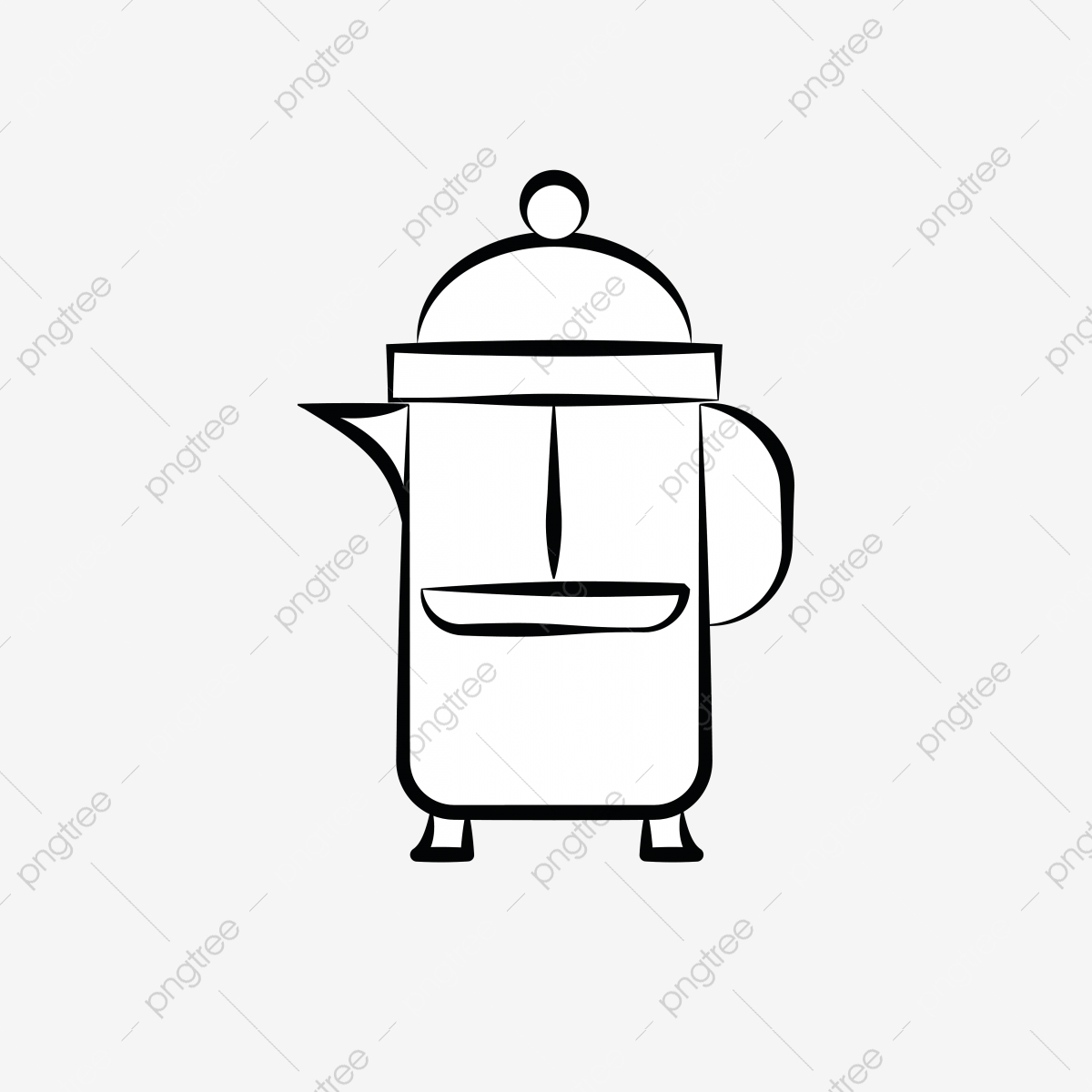 1200x1200 French Press Icon Vector, Coffee, Molotyj, Sposob Prigotovleniia