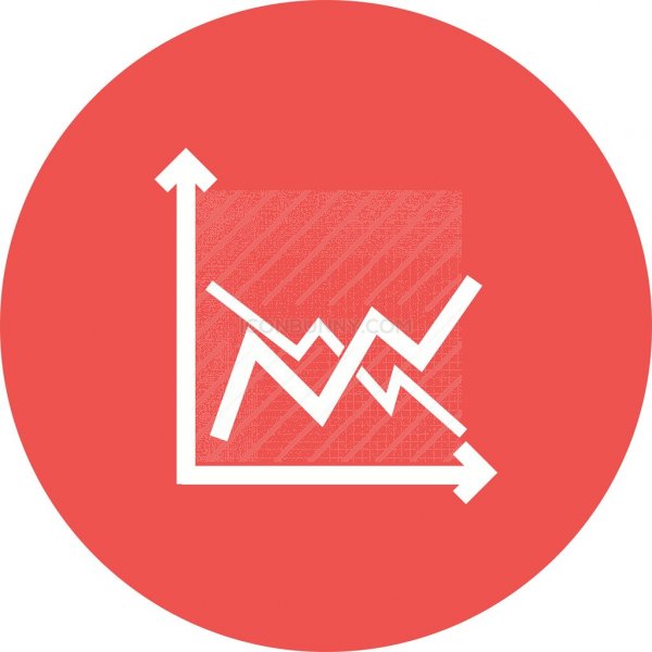 600x600 Frequency Graphs Flat Round Icon