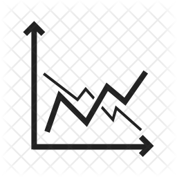 256x256 Frequency Graph Icon Of Line Style