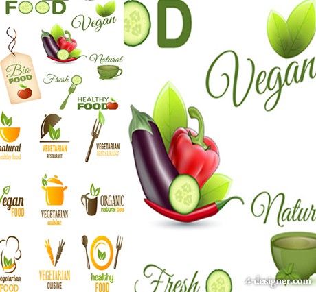 Designer Fresh Food Food Icon Design Vector Material 460x426 Designer Fresh Food Food Icon Design Vector Material