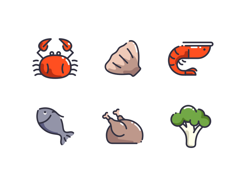 Fresh Food Icons 800x600 Fresh Food Icons