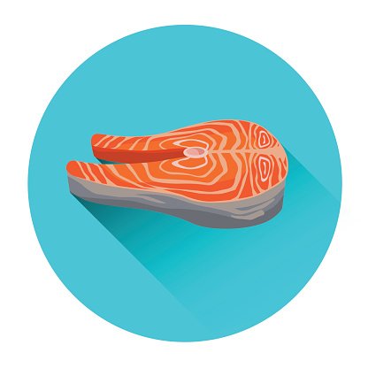 Salmon Steak Seafood Fish Fresh Food Icon Premium Clipart 416x416 Salmon Steak Seafood Fish Fresh Food Icon Premium Clipart