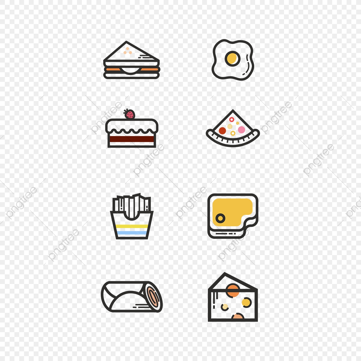 Small And Fresh Food Simple Line Icon Pattern Vector Map, Icon 1200x1200 Small And Fresh Food Simple Line Icon Pattern Vector Map, Icon