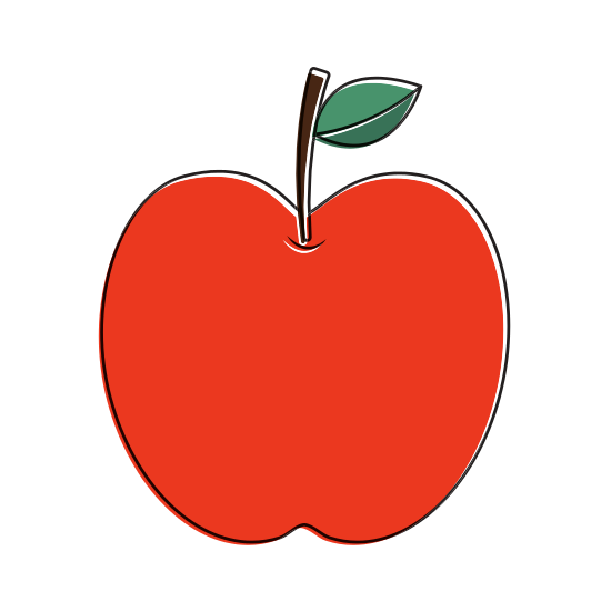 Apple Fruit Fresh Food Health Icon 550x550 Apple Fruit Fresh Food Health Icon