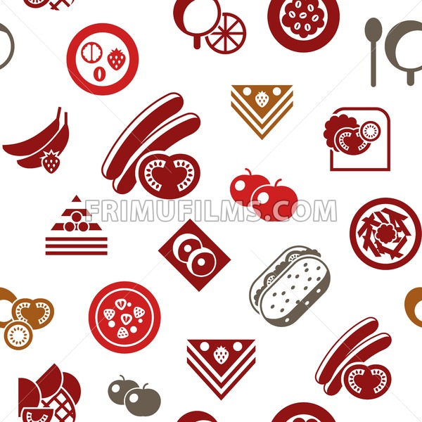 Digital Vector Breakfast Meal Fresh Food And Drinks Color Simple 600x600 Digital Vector Breakfast Meal Fresh Food And Drinks Color Simple