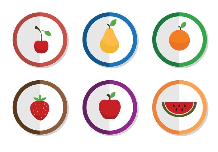700x490 Free Vector Fruit Icons