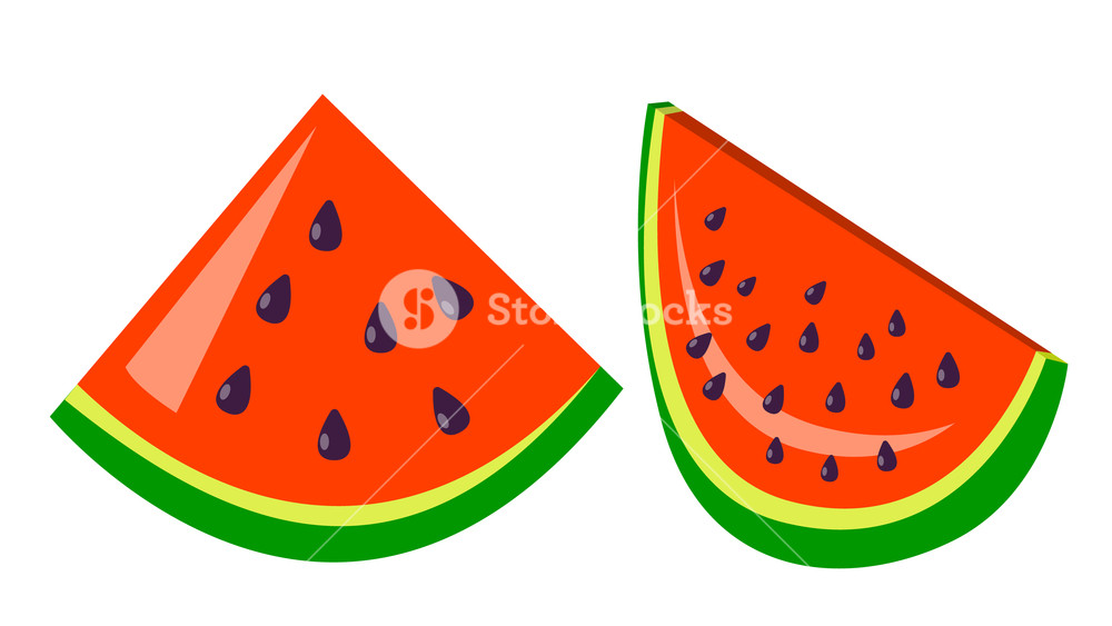1000x563 Watermelon Icon Vector Tasty Fruit Fresh Healthy Food Natural