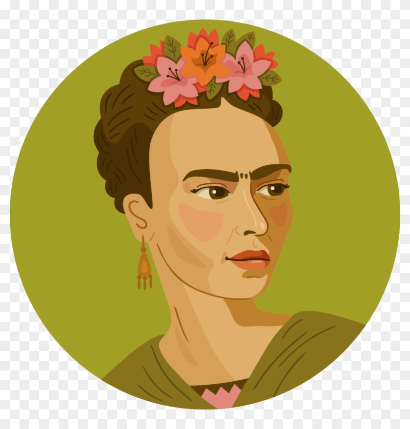 840x880 Frida Kahlo Icon Png, Transparent Png