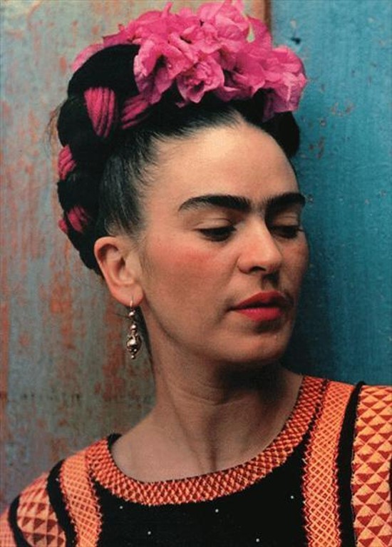 550x767 Frida Kahlo And Flowers Another