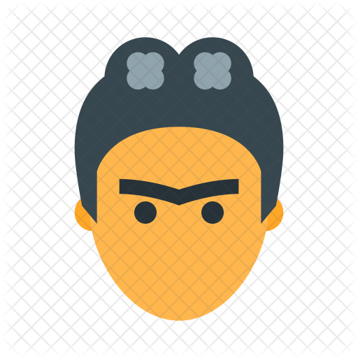 512x512 Frida Kahlo Icon Of Flat Style