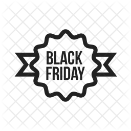 256x256 Black Friday Tag Icon Of Line Style