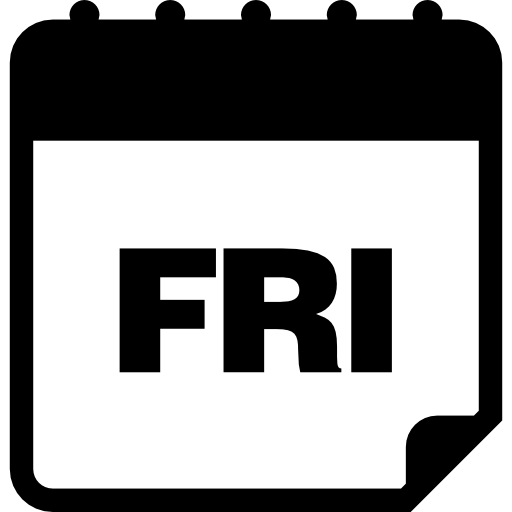 512x512 Friday Daily Calendar