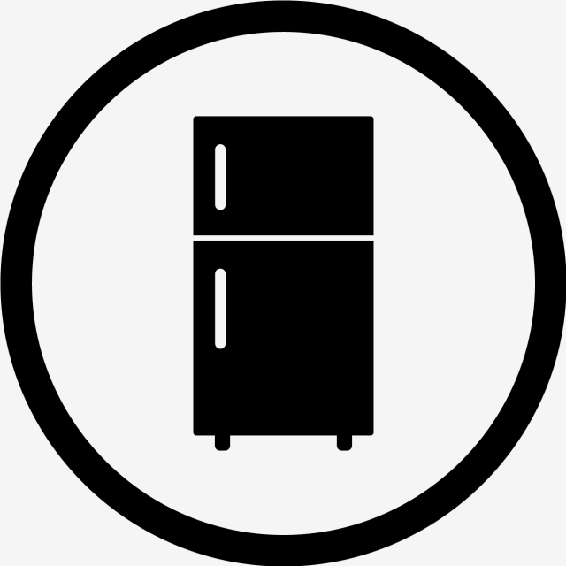 640x640 Vector Fridge Icon, Fridge, Refrigerator, Freezer Png And Vector