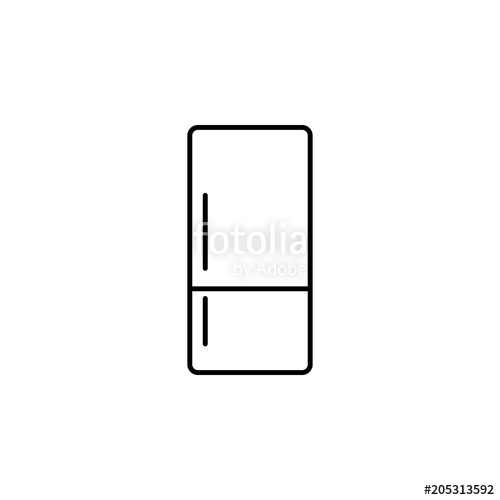 500x500 Fridge Icon Element Of Simple Web Icon With Name For Mobile