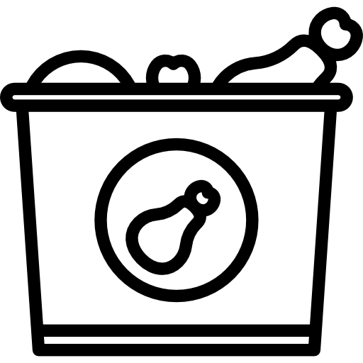 512x512 Fried Chicken Icons Free Download