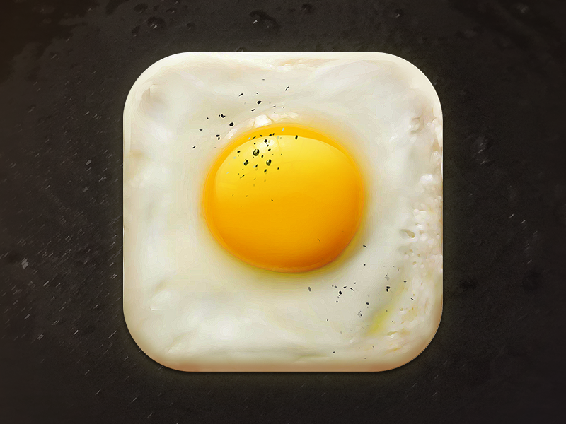 800x600 Fried Egg Icon