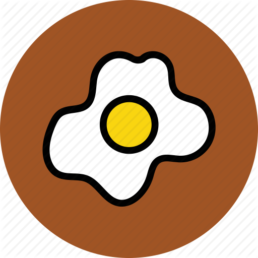 512x512 Breakfast, Egg, Food, Fried Egg, Fry Egg, Half Fried Egg Icon
