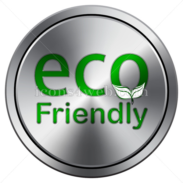 600x600 Eco Friendly Icon Round Icon Imitating Metal