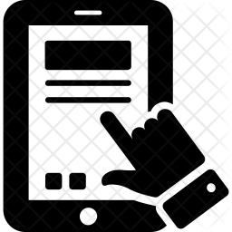 256x256 Mobile Friendly Icon Of Glyph Style