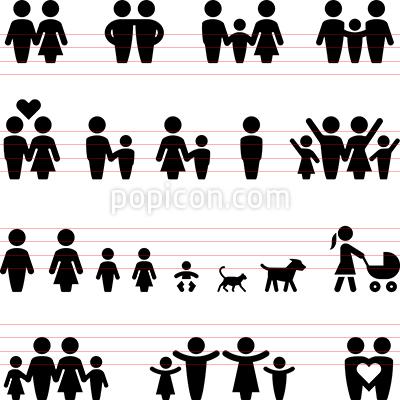 Friends And Family Icon at Vectorified.com | Collection of Friends And ...