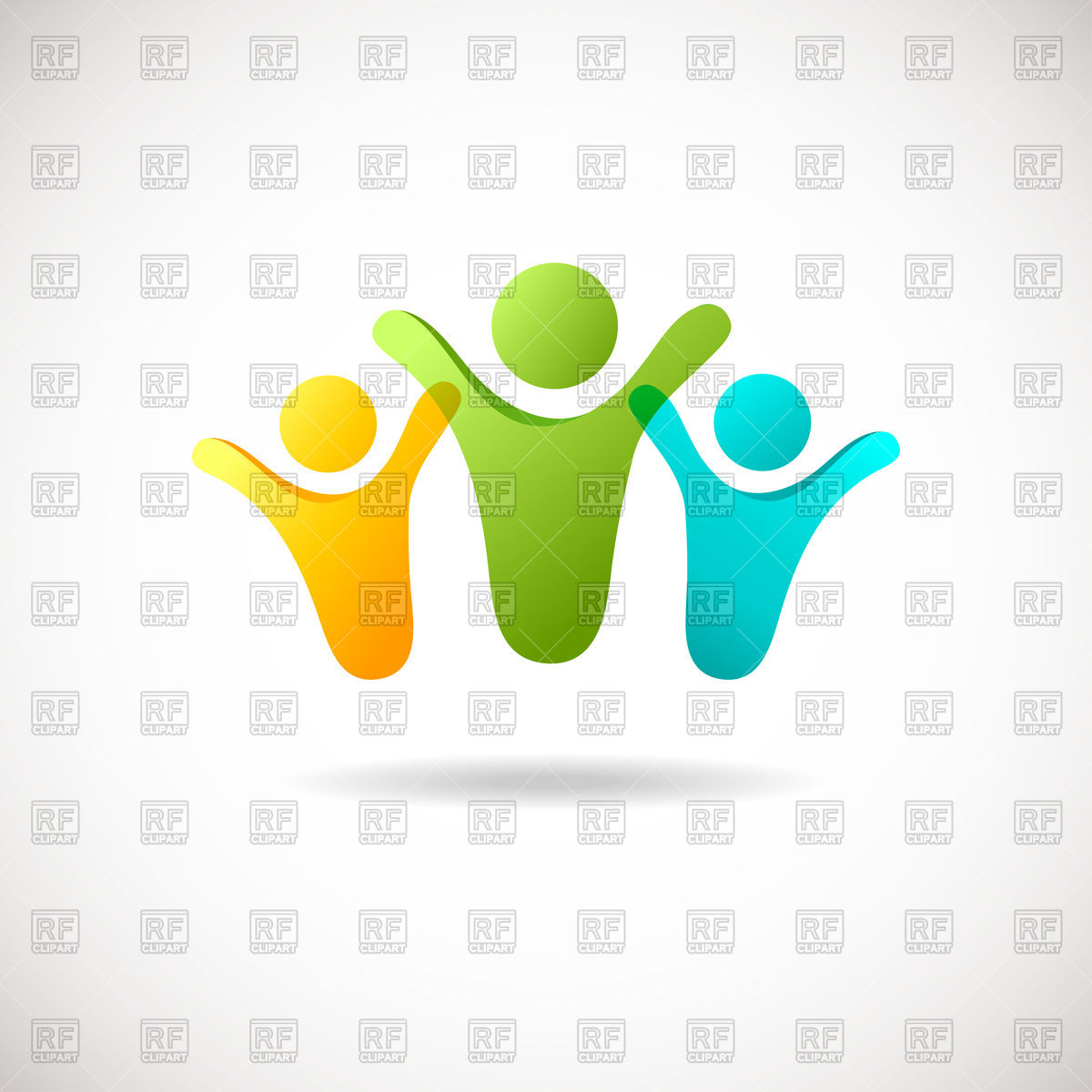 1200x1200 Team Work, Partnership, Friends Or Family Concept