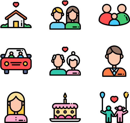 529x501 Elderly Icons Free Vector Family Life